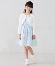 KG6CD30046 a.v.v KIDS(アー・ヴェ・ヴェ) [18/19/20cm]【セレモニー】リボンバレエシューズ ホワイト