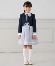 KG6CD30046 a.v.v KIDS(アー・ヴェ・ヴェ) [18/19/20cm]【セレモニー】リボンバレエシューズ ホワイト