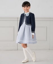KG6CD30046 a.v.v KIDS(アー・ヴェ・ヴェ) [18/19/20cm]【セレモニー】リボンバレエシューズ ホワイト