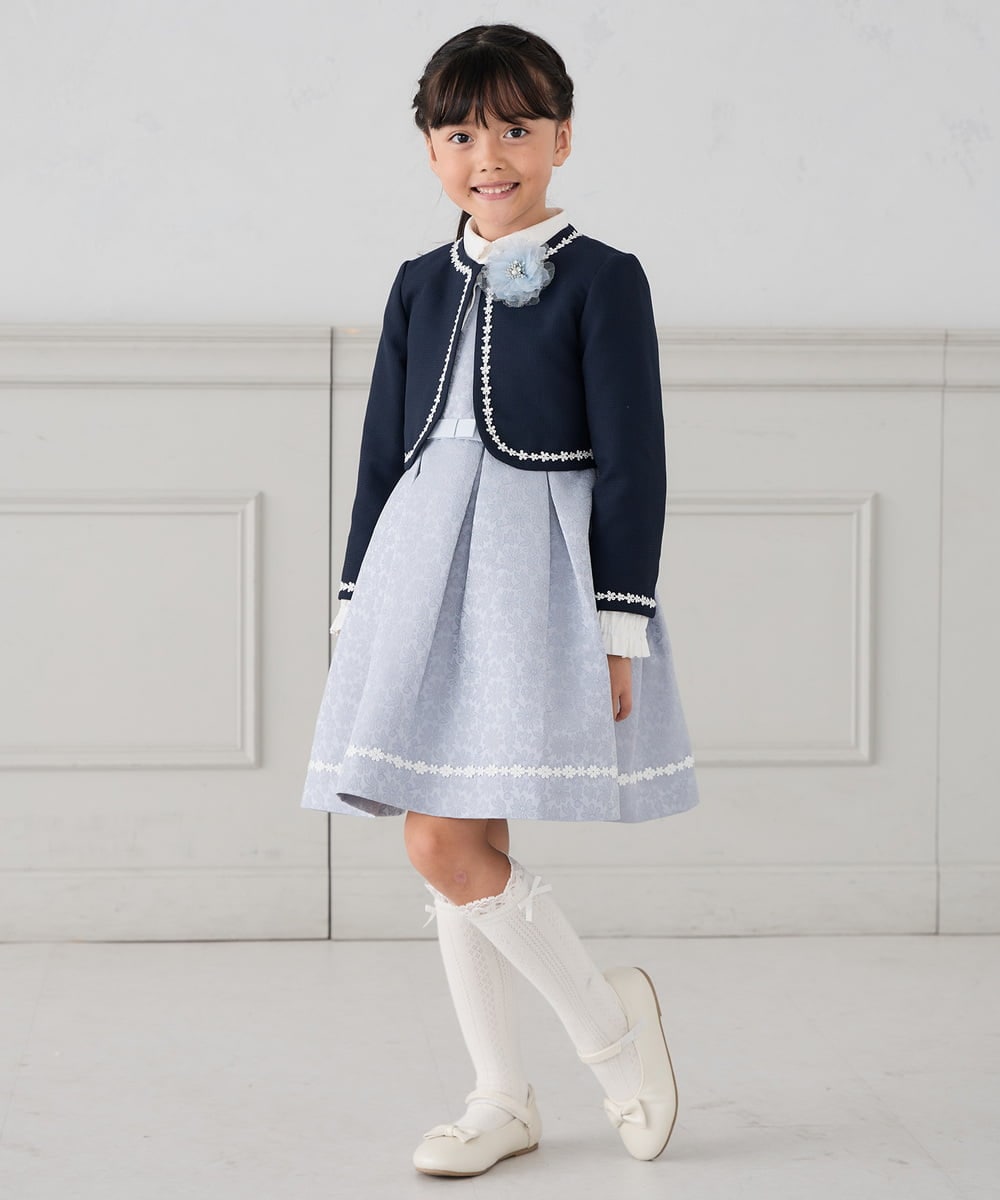 KG6CD30046 a.v.v KIDS(アー・ヴェ・ヴェ) [18/19/20cm]【セレモニー】リボンバレエシューズ ホワイト