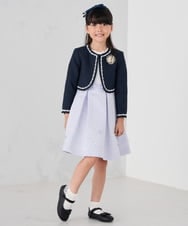 KG6CD30046 a.v.v KIDS(アー・ヴェ・ヴェ) [18/19/20cm]【セレモニー】リボンバレエシューズ ブラック