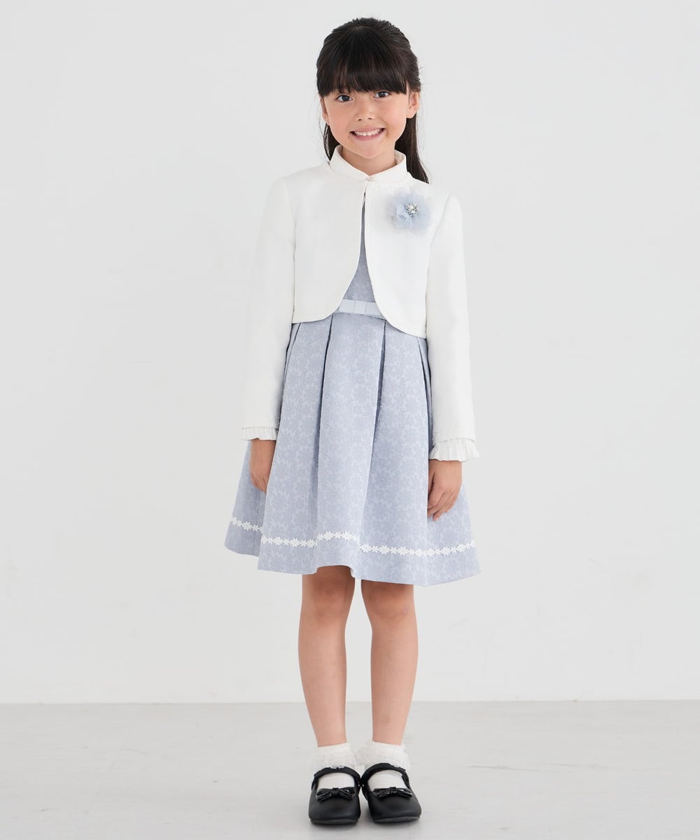 KG6CD30046 a.v.v KIDS(アー・ヴェ・ヴェ) [18/19/20cm]【セレモニー】リボンバレエシューズ ブラック