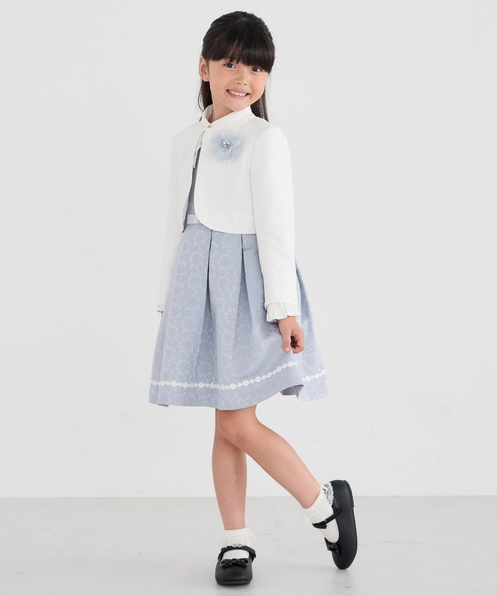 KG6CD30046 a.v.v KIDS(アー・ヴェ・ヴェ) [18/19/20cm]【セレモニー】リボンバレエシューズ ブラック