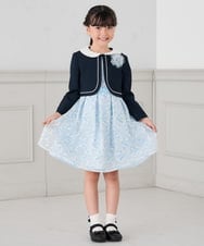 KG6CD30046 a.v.v KIDS(アー・ヴェ・ヴェ) [18/19/20cm]【セレモニー】リボンバレエシューズ ブラック