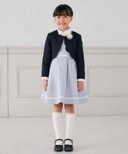 KG6CD31046 a.v.v KIDS(アー・ヴェ・ヴェ) [18/19/20cm]【セレモニー】リボンヒールパンプス ブラック