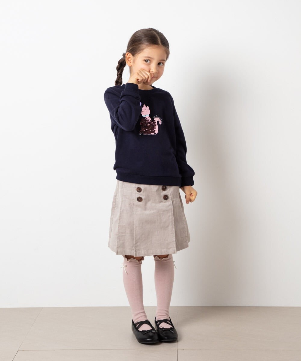 KG6FS10034 a.v.v KIDS(アー・ヴェ・ヴェ) [KIDS]スキップバレエシューズ ライトブルー