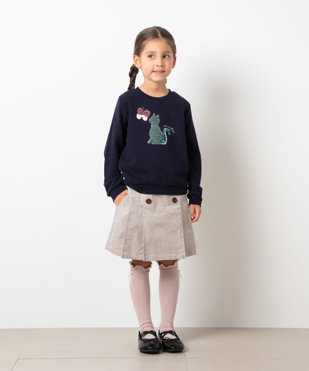 KG6FS10034 a.v.v KIDS(アー・ヴェ・ヴェ) [KIDS]スキップバレエシューズ ライトブルー