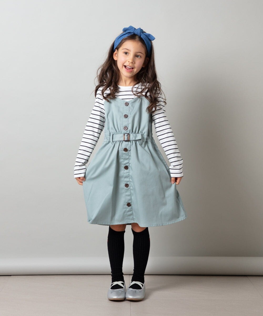 KG6FS10034 a.v.v KIDS(アー・ヴェ・ヴェ) [KIDS]スキップバレエシューズ ライトブルー