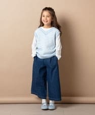 KG6FS10034 a.v.v KIDS(アー・ヴェ・ヴェ) [KIDS]スキップバレエシューズ ライトブルー