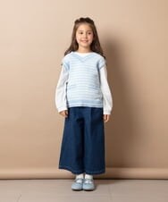 KG6FS10034 a.v.v KIDS(アー・ヴェ・ヴェ) [KIDS]スキップバレエシューズ ライトブルー
