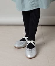 KG6FS10034 a.v.v KIDS(アー・ヴェ・ヴェ) [KIDS]スキップバレエシューズ シルバー