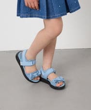 KG6GA07039 a.v.v KIDS(アー・ヴェ・ヴェ) [人気NO.1][18-23cm][軽量][履きやすい][柔らかい肌当たり]リボンスポサン ライトブルー