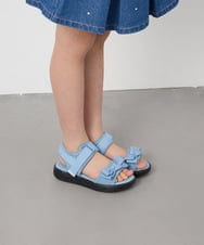 KG6GA07039 a.v.v KIDS(アー・ヴェ・ヴェ) [人気NO.1][18-23cm][軽量][履きやすい][柔らかい肌当たり]リボンスポサン ライトブルー
