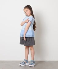 KG6GA08044 a.v.v KIDS(アー・ヴェ・ヴェ) [20-23cm][マジックテープで簡単]軽量厚底スポサン ライトブルー