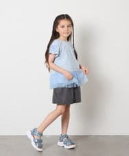 KG6GA08044 a.v.v KIDS(アー・ヴェ・ヴェ) [20-23cm][マジックテープで簡単]軽量厚底スポサン ライトブルー