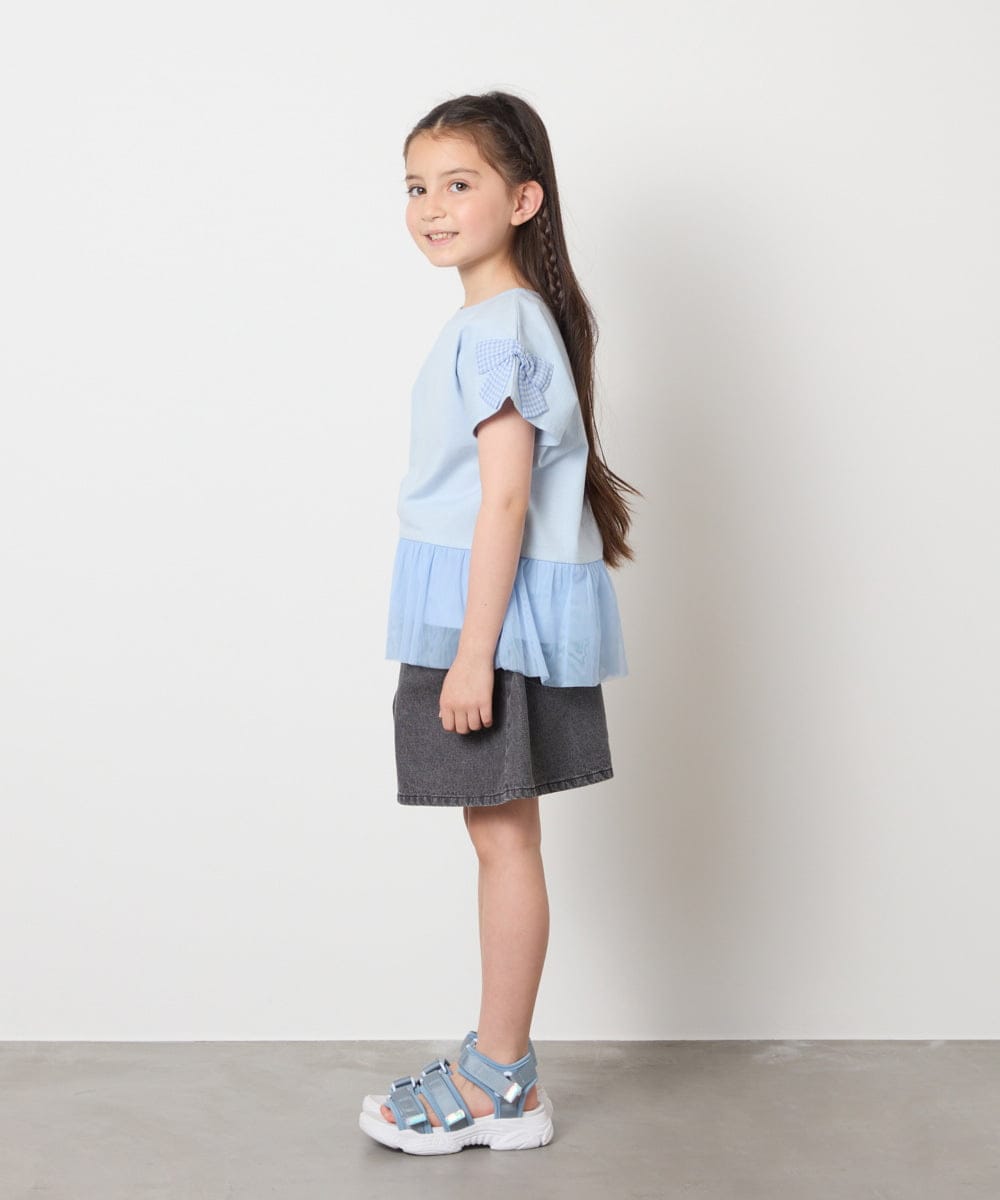 KG6GA08044 a.v.v KIDS(アー・ヴェ・ヴェ) [20-23cm][マジックテープで簡単]軽量厚底スポサン ライトブルー
