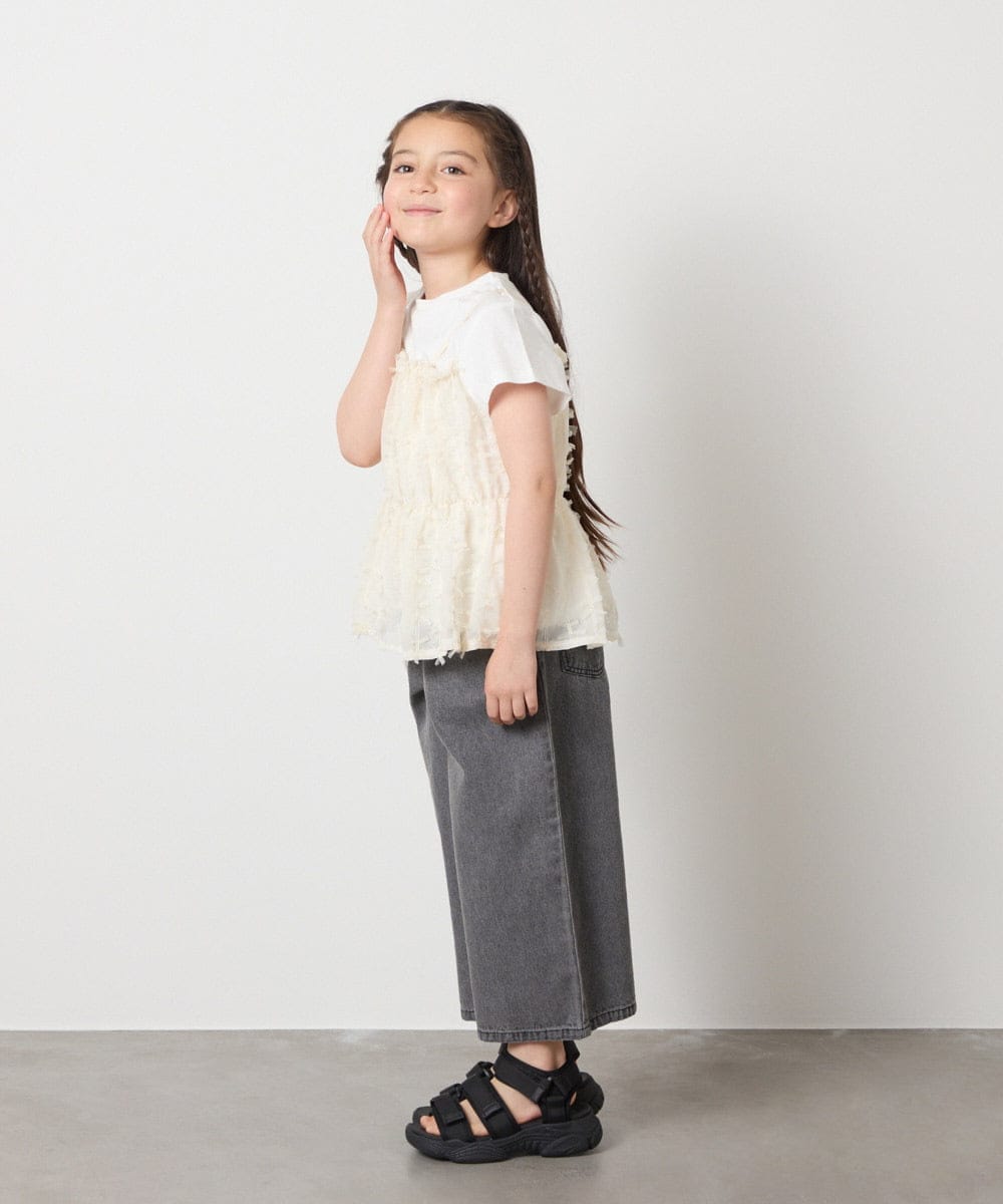 KG6GA08044 a.v.v KIDS(アー・ヴェ・ヴェ) [20-23cm][マジックテープで簡単]軽量厚底スポサン ライトブルー