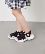 KG6GD10049 a.v.v KIDS(アー・ヴェ・ヴェ) 【21-23cm】ドロストスポーツサンダル ブラック
