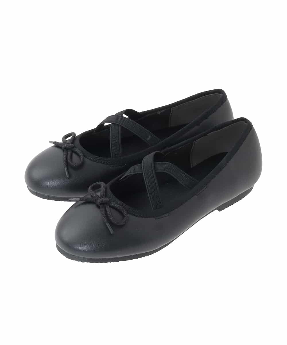 KG6GD11039 a.v.v KIDS(アー・ヴェ・ヴェ) [19-23cm][クッションインソールで履き心地抜群][屈曲性があり柔らかい]スキップバレエ ブラック