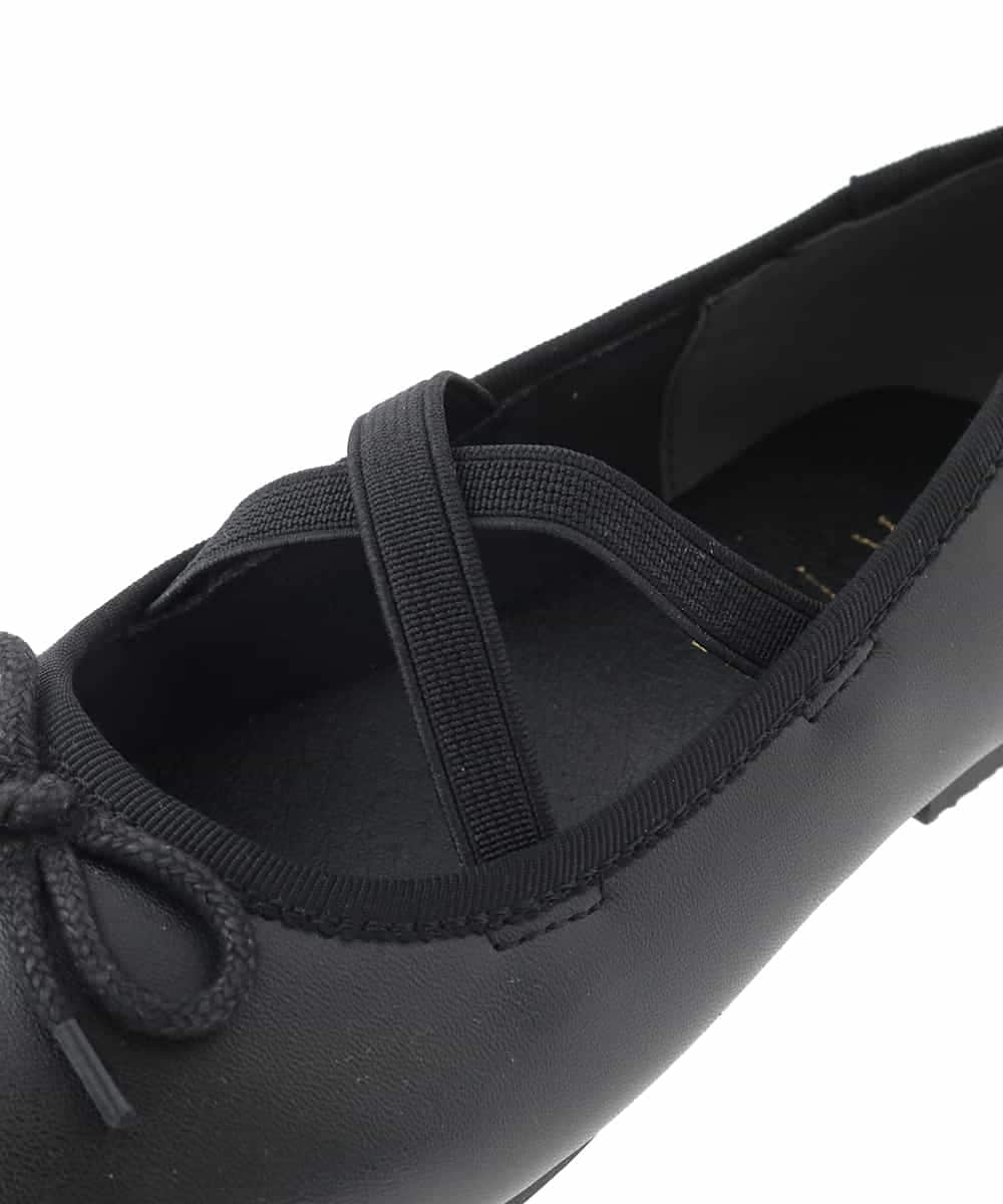 KG6GD11039 a.v.v KIDS(アー・ヴェ・ヴェ) [19-23cm][クッションインソールで履き心地抜群][屈曲性があり柔らかい]スキップバレエ ブラック