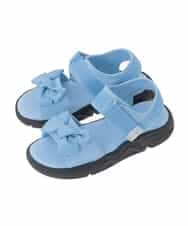 KG6GD12039 a.v.v KIDS(アー・ヴェ・ヴェ) 【19-24cm】[大人気商品/26SS新作/KIDS]リボンスポサン ライトブルー