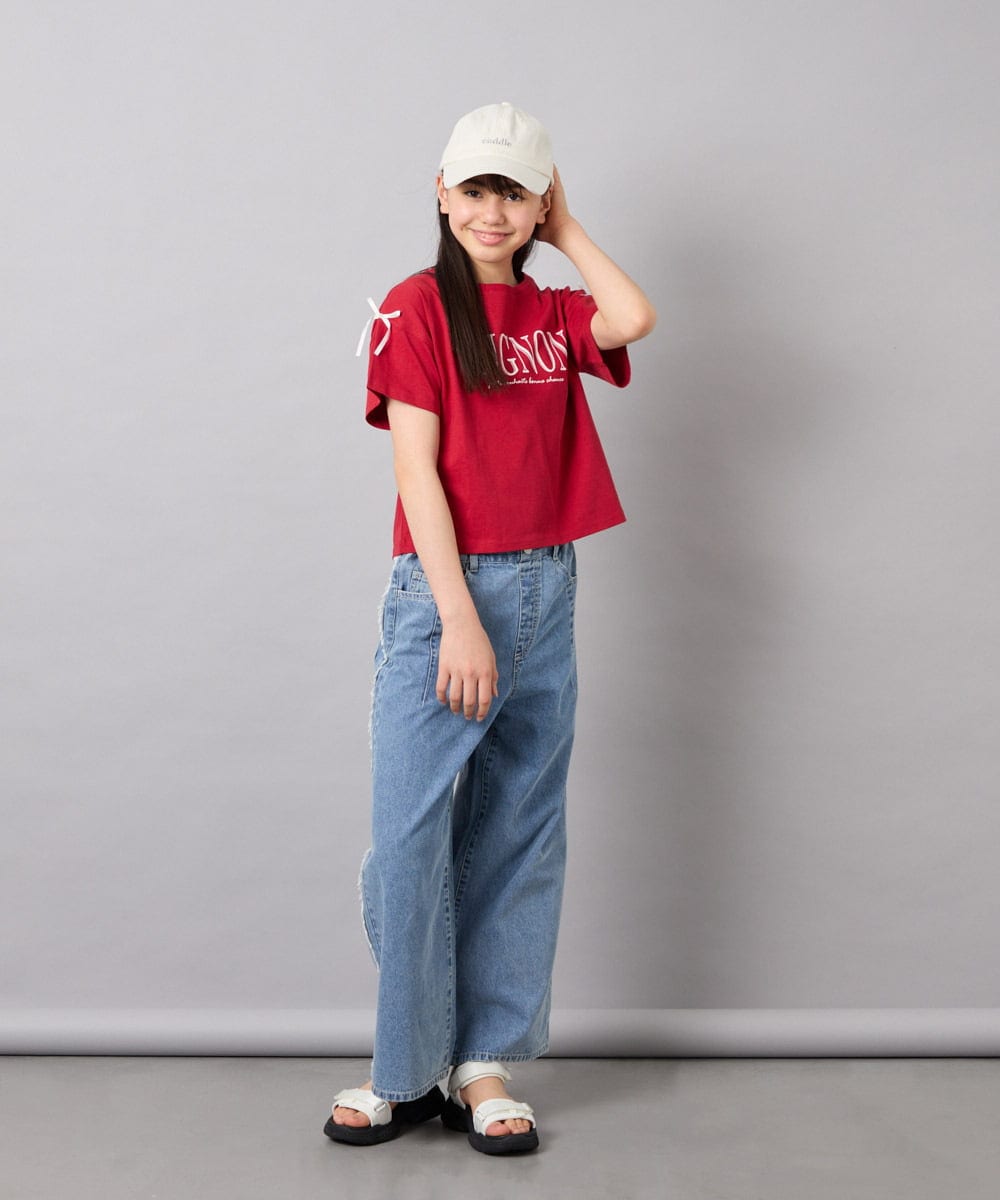 KG6GD13044 a.v.v KIDS(アー・ヴェ・ヴェ) 【20-24cm】厚底スポサン アイボリー