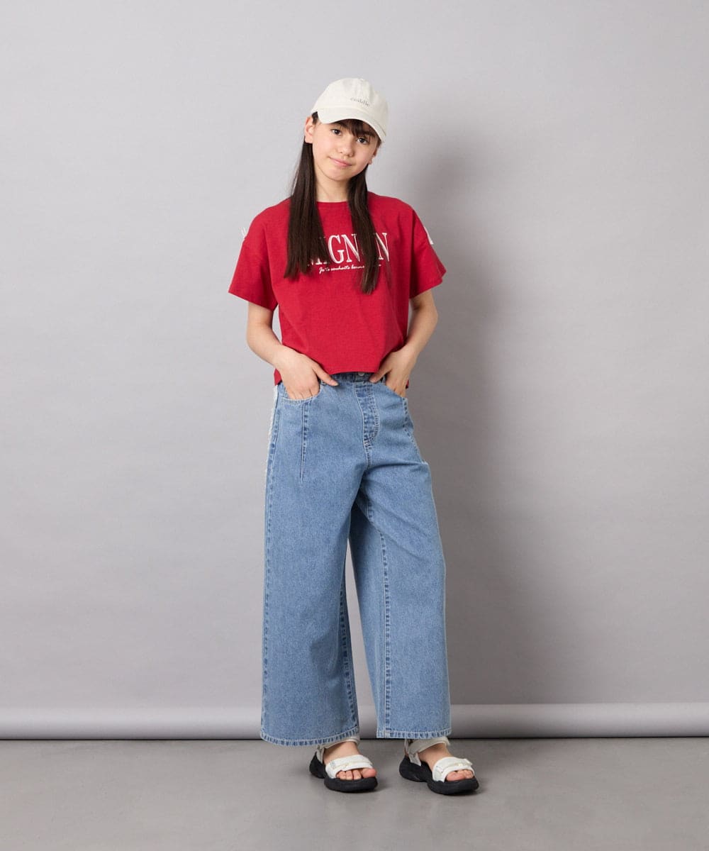 KG6GD13044 a.v.v KIDS(アー・ヴェ・ヴェ) 【20-24cm】厚底スポサン アイボリー