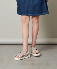 KG6GS22044 a.v.v KIDS(アー・ヴェ・ヴェ) [KIDS]ラメストラップサンダル ブラック