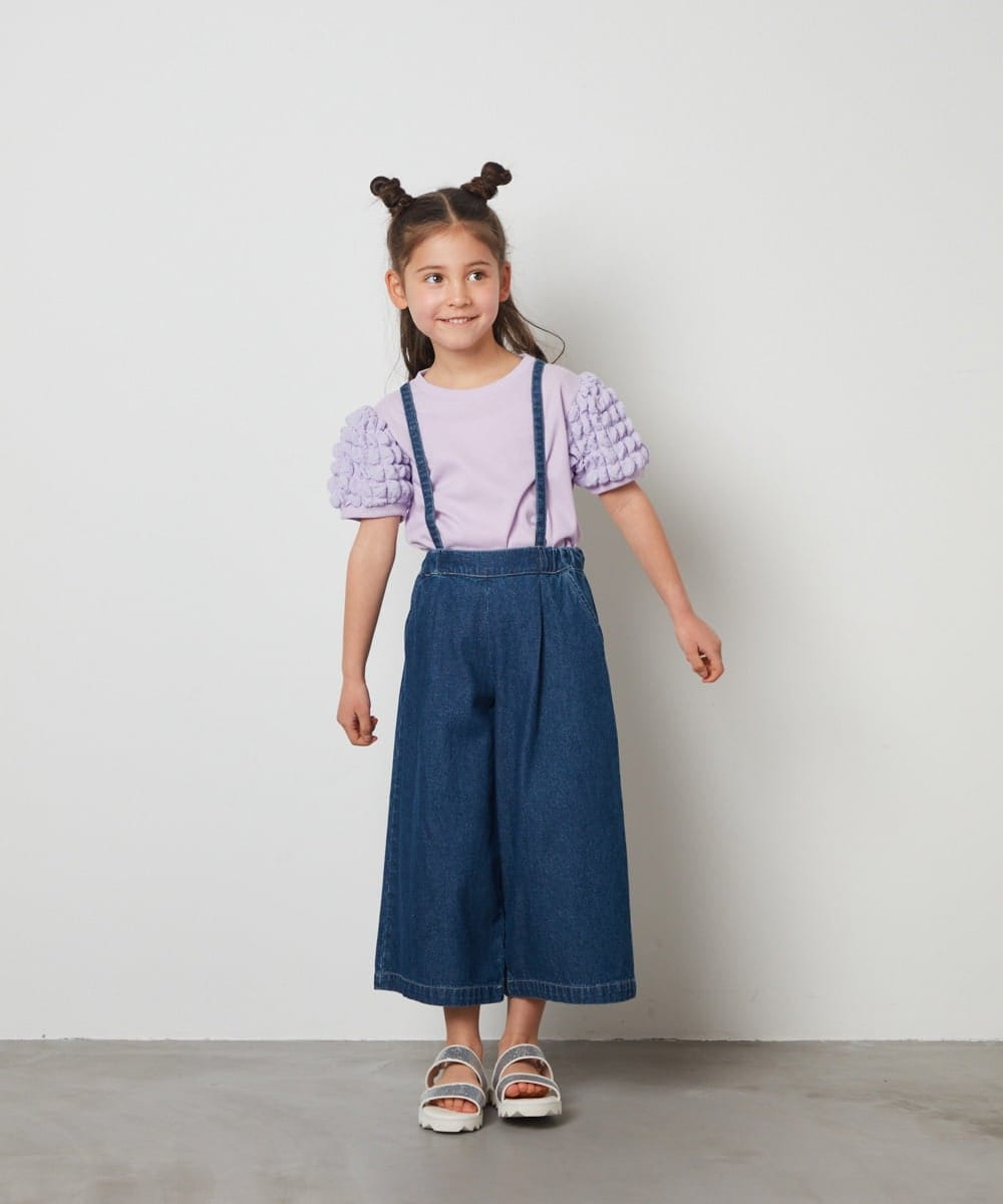 KG6GS22044 a.v.v KIDS(アー・ヴェ・ヴェ) [KIDS]ラメストラップサンダル ブラック