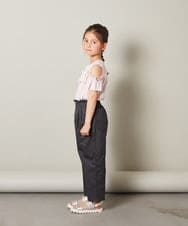 KG6GS22044 a.v.v KIDS(アー・ヴェ・ヴェ) [KIDS]ラメストラップサンダル ブラック
