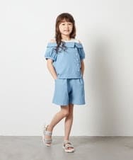 KG6GS22044 a.v.v KIDS(アー・ヴェ・ヴェ) [KIDS]ラメストラップサンダル ブラック