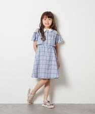 KG6GS22044 a.v.v KIDS(アー・ヴェ・ヴェ) [KIDS]ラメストラップサンダル ブラック