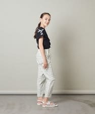 KG6GS22044 a.v.v KIDS(アー・ヴェ・ヴェ) [KIDS]ラメストラップサンダル ブラック