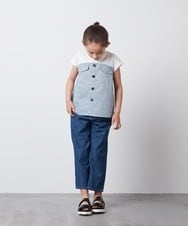 KG6GS22044 a.v.v KIDS(アー・ヴェ・ヴェ) [KIDS]ラメストラップサンダル ブラック