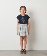 KG6GS22044 a.v.v KIDS(アー・ヴェ・ヴェ) [KIDS]ラメストラップサンダル ブラック
