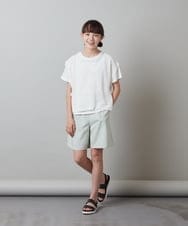 KG6GS22044 a.v.v KIDS(アー・ヴェ・ヴェ) [KIDS]ラメストラップサンダル ブラック