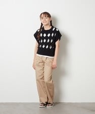KG6GS22044 a.v.v KIDS(アー・ヴェ・ヴェ) [KIDS]ラメストラップサンダル ブラック