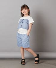 KG6GV22034 a.v.v KIDS(アー・ヴェ・ヴェ) [17-23cm]リボン付きスポーツサンダル[WEB限定サイズ] ブラック