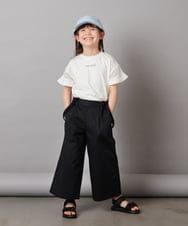 KG6GV22034 a.v.v KIDS(アー・ヴェ・ヴェ) [17-23cm]リボン付きスポーツサンダル[WEB限定サイズ] ブラック