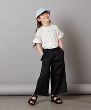 KG6GV22034 a.v.v KIDS(アー・ヴェ・ヴェ) [17-23cm]リボン付きスポーツサンダル[WEB限定サイズ] ブラック