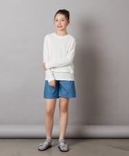 KG6GV22034 a.v.v KIDS(アー・ヴェ・ヴェ) [17-23cm]リボン付きスポーツサンダル[WEB限定サイズ] ブラック
