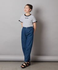 KG6GV22034 a.v.v KIDS(アー・ヴェ・ヴェ) [17-23cm]リボン付きスポーツサンダル[WEB限定サイズ] ブラック
