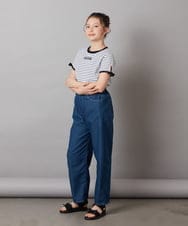 KG6GV22034 a.v.v KIDS(アー・ヴェ・ヴェ) [17-23cm]リボン付きスポーツサンダル[WEB限定サイズ] ブラック