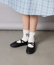 KG6TA03039 a.v.v KIDS(アー・ヴェ・ヴェ) [18-23cm][クッションインソールで履き心地抜群][屈曲性があり柔らかい]スキップバレエ ブラック