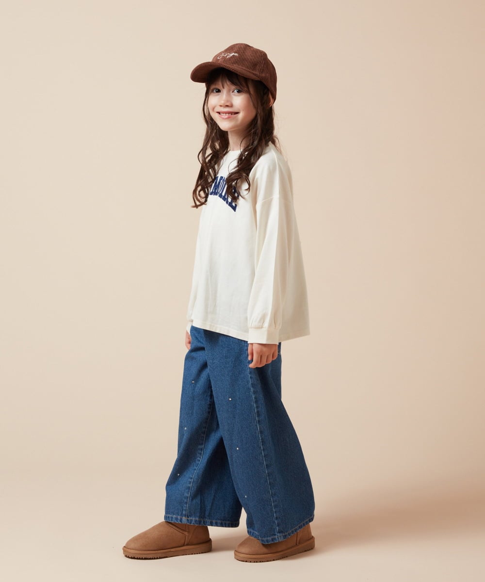 KG7AA03029 a.v.v KIDS(アー・ヴェ・ヴェ) [KIDS]コーデュロイキャップ アイボリー