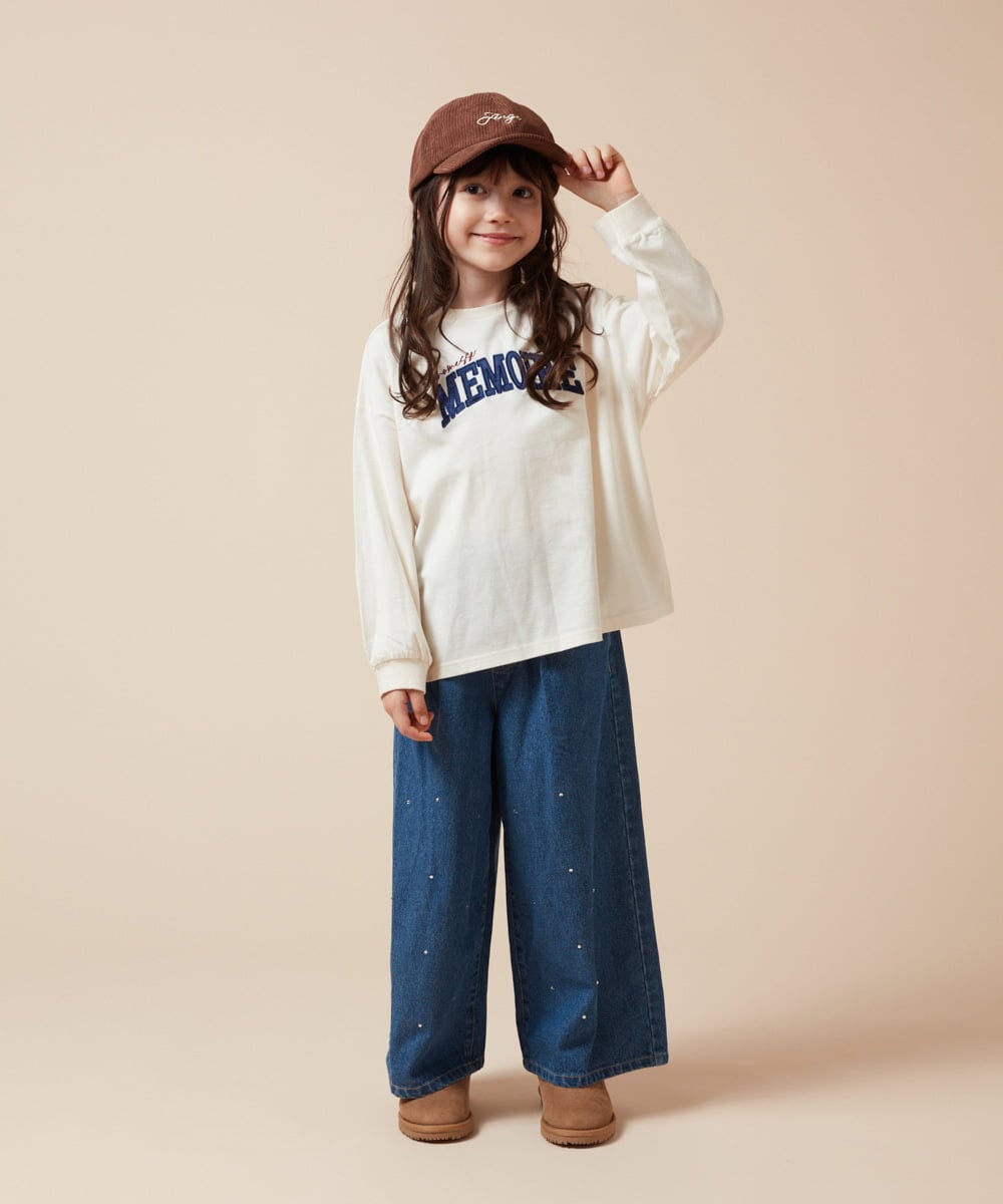 KG7AA03029 a.v.v KIDS(アー・ヴェ・ヴェ) [KIDS]コーデュロイキャップ アイボリー