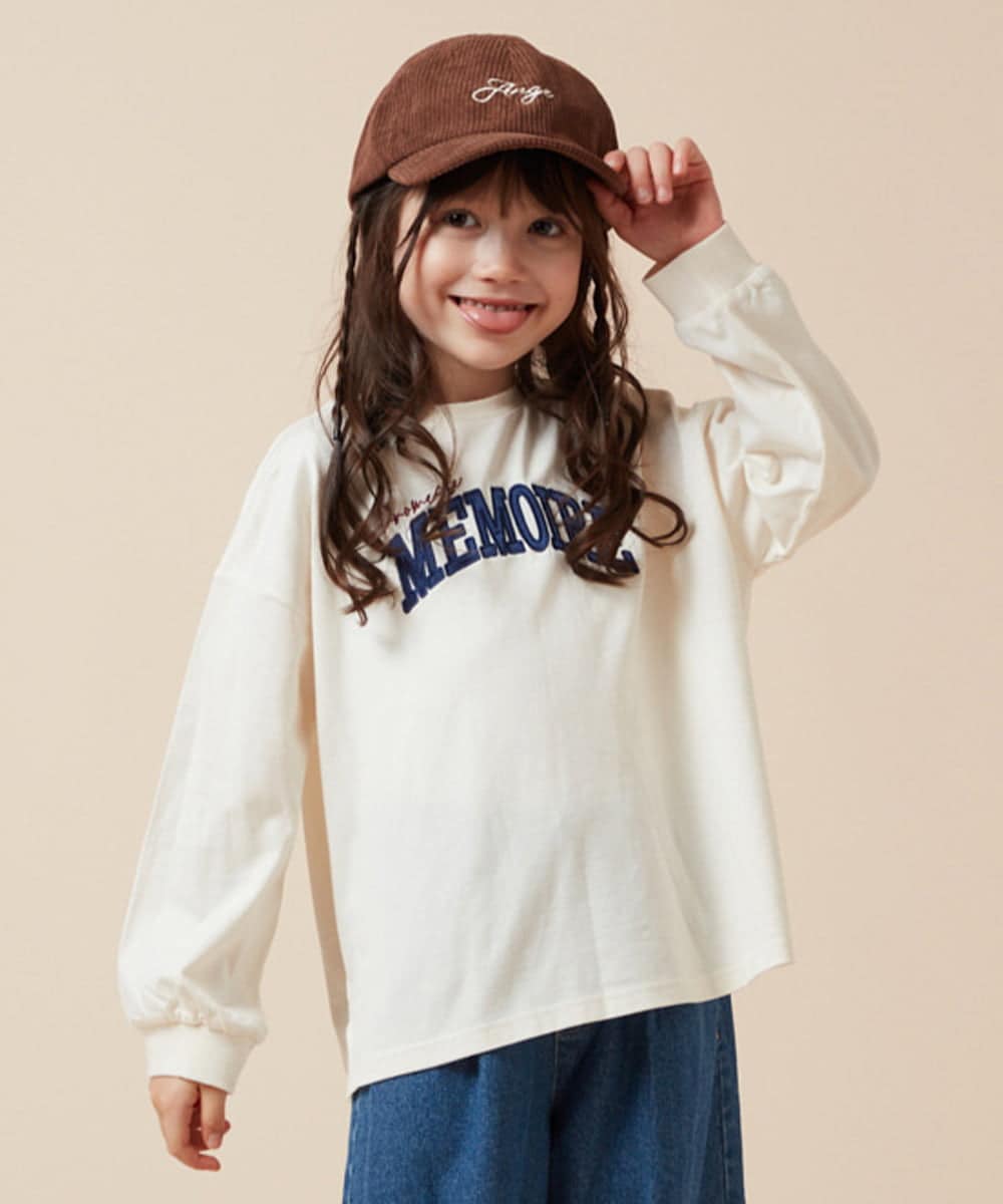 KG7AA03029 a.v.v KIDS(アー・ヴェ・ヴェ) [KIDS]コーデュロイキャップ アイボリー