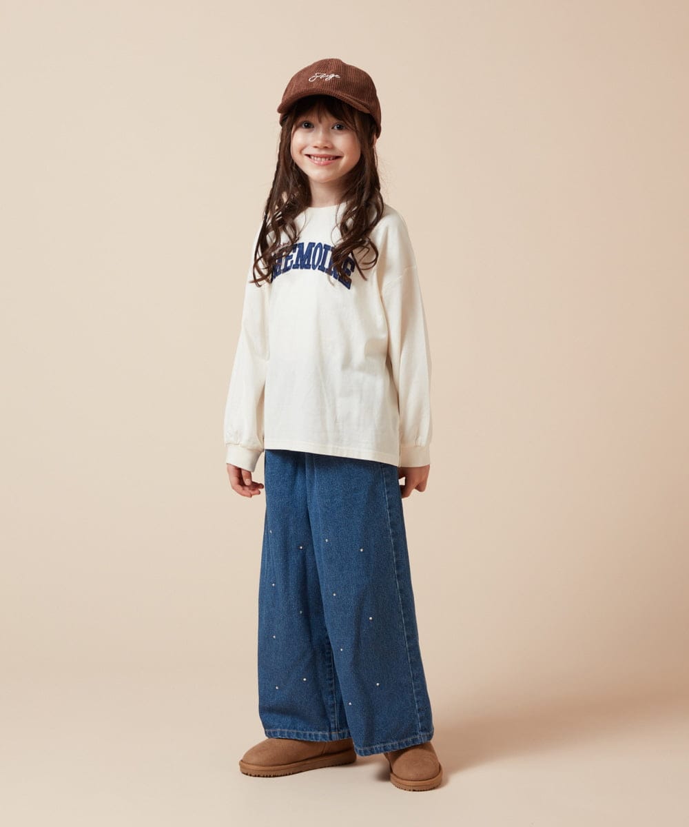 KG7AA03029 a.v.v KIDS(アー・ヴェ・ヴェ) [KIDS]コーデュロイキャップ アイボリー