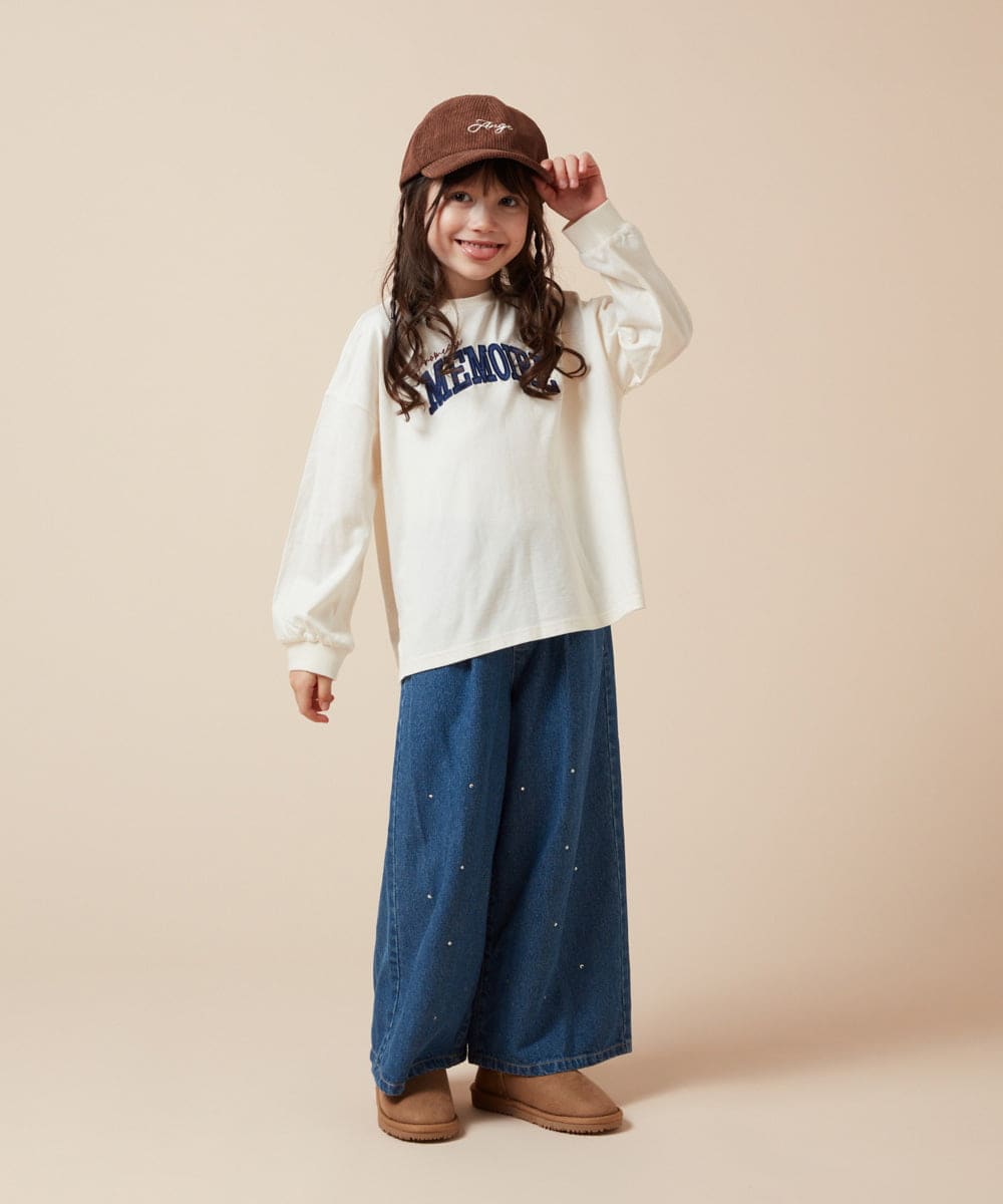 KG7AA03029 a.v.v KIDS(アー・ヴェ・ヴェ) [KIDS]コーデュロイキャップ アイボリー