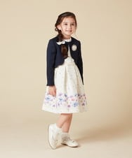 KGHCA03012 a.v.v KIDS(アー・ヴェ・ヴェ) [KIDS][セレモニー]パール調リボンポニー アイボリー